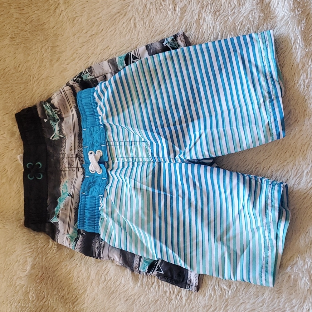 Boy's Swim Shorts, size 4/5, 2 pairs
